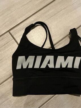 lululemon athletica Black Sports Bra with Logo Tag